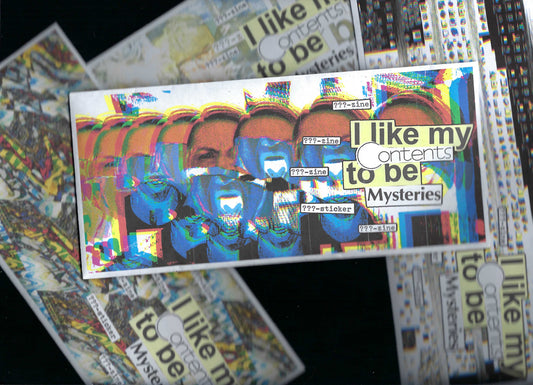 I Like My Contents to be Mysteries (Mystery Zine Bundle)